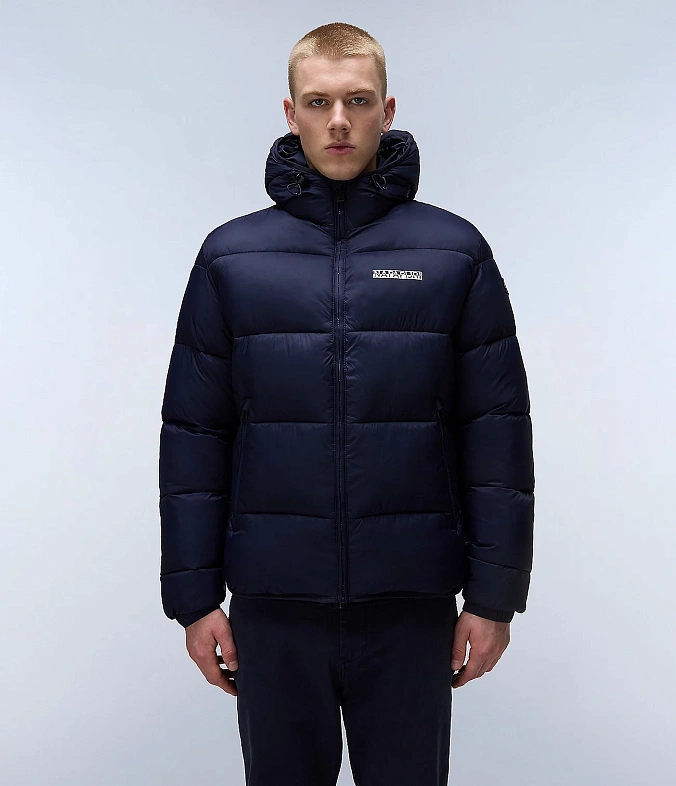 Куртка Napapijri Suomi Hood Puffer Jacket Dark Blue